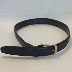 Dockers‎ Black Leather Belt with Solid Brass Buckle size 36